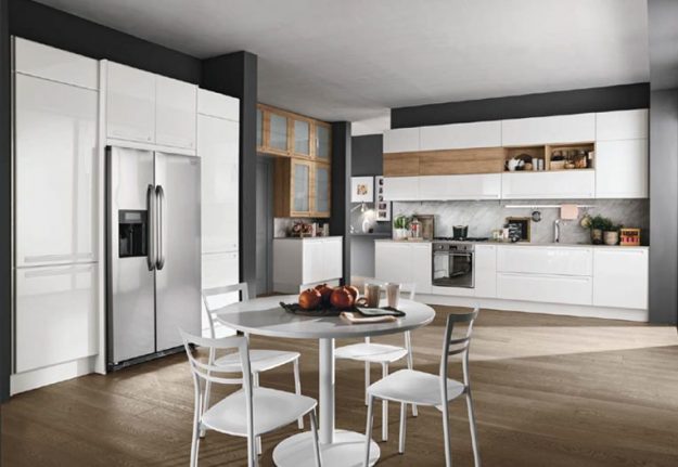 cucina bianca moderna